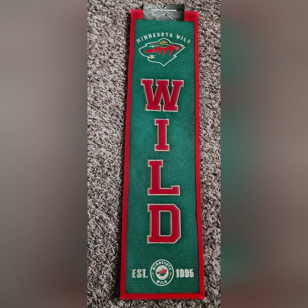 Minnesota Wild NHL Heritage Banner NEW